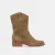 OLIVE SUEDE