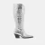SILVER DISTRESSED LEATHER