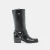 BLACK PATENT LEATHER