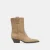 TAUPE EMBOSSED SUEDE