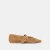 LT BROWN PERFORATED SUEDE