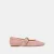 PINK PERFORATED SUEDE