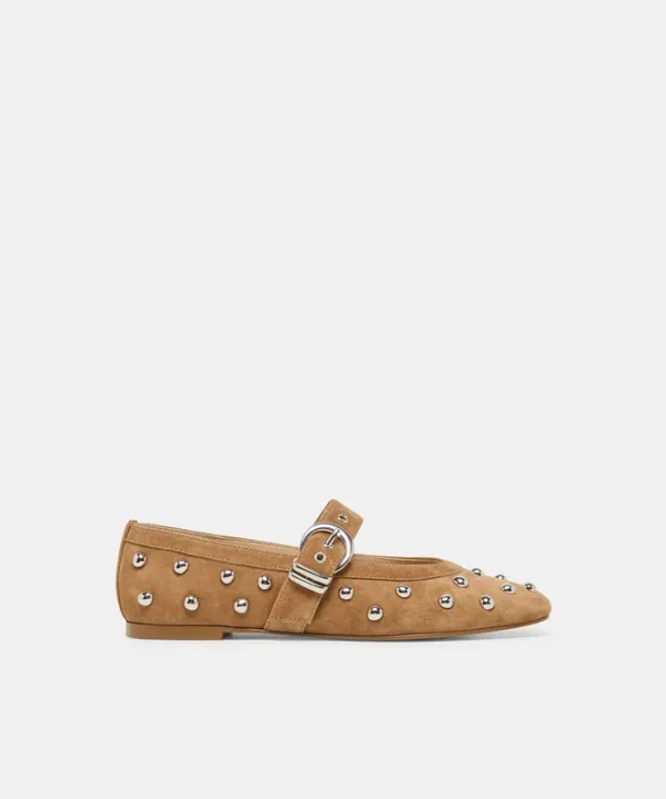 MIKEL STUD BALLET FLATS