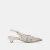 WHITE MULTI WOVEN LEATHER