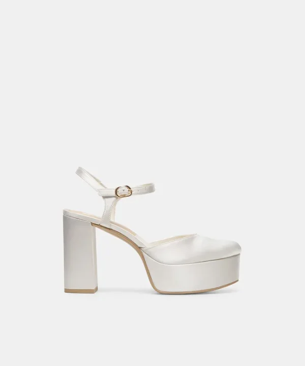 GERO SATIN HEELS