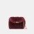 BURGUNDY FAUX FUR